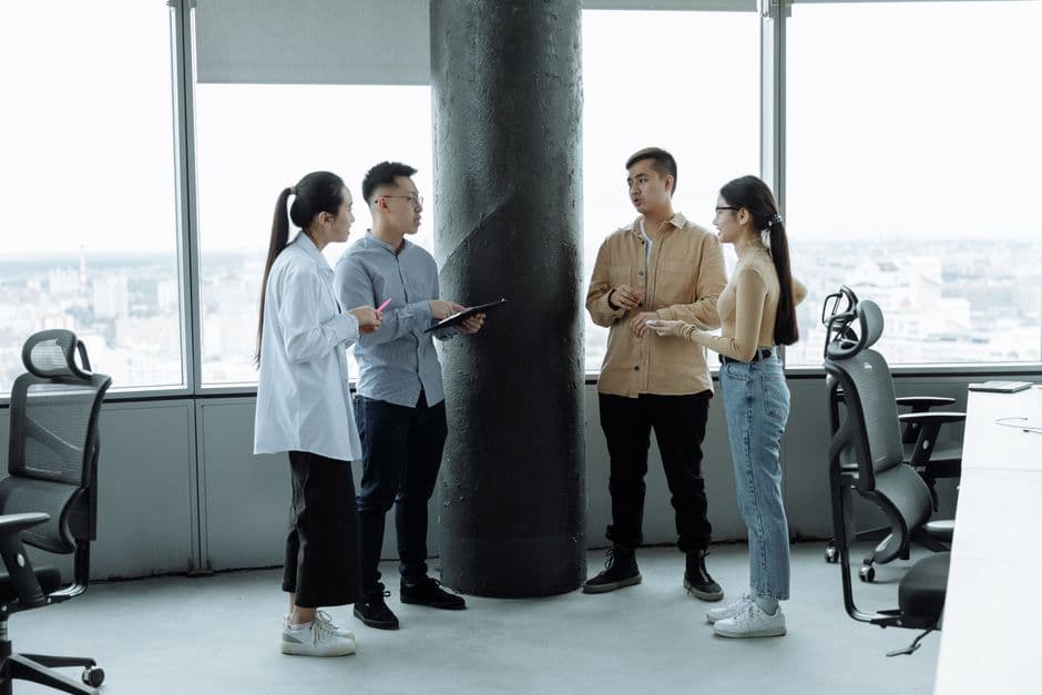Equipa da Eter Growth a mapear processos internos para automação